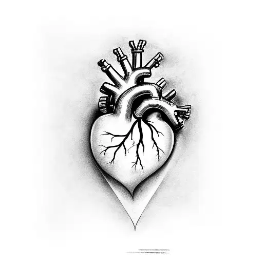 Book With Anatomical Heart