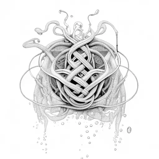 A Sensual Bondage-inspired Artwork Intertwining Elements Of Water And Plants