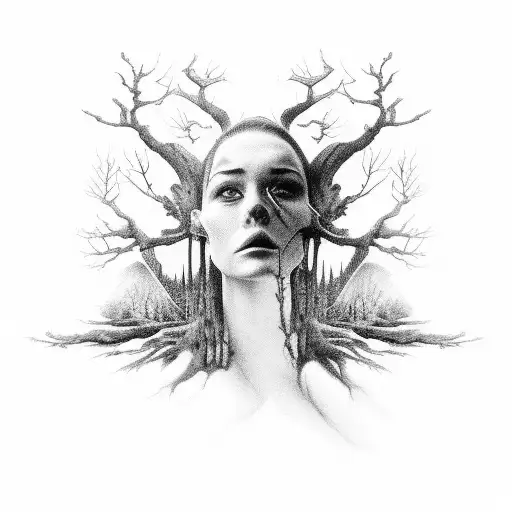 Beautiful Forrest Below That Turns Into Suicide Forrest And Crawls Up Neck