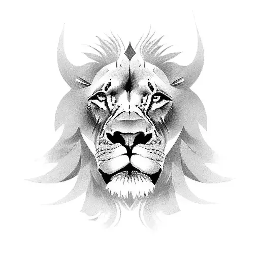 A Lion Boxing Gloves With 'Strength' Written On Them