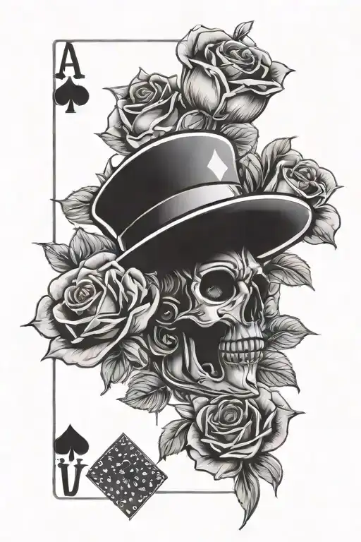 Barber Shop Roses Football And Poker Cards