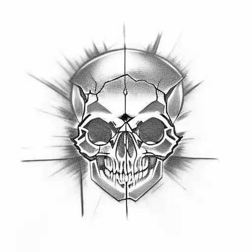 Skull With Night Vision