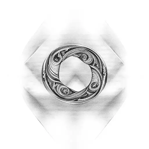 Infinity Symbol With Wedding Rings