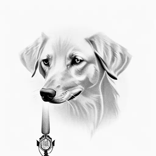 A Silhouette Of A Veterinarian With A Patronus Animal