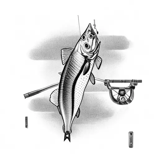 A Bookshelf Filled With Fishing Rods