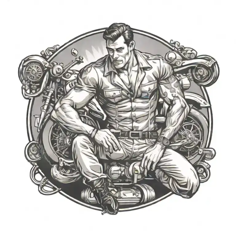 Tom Of Finland Pinup Style