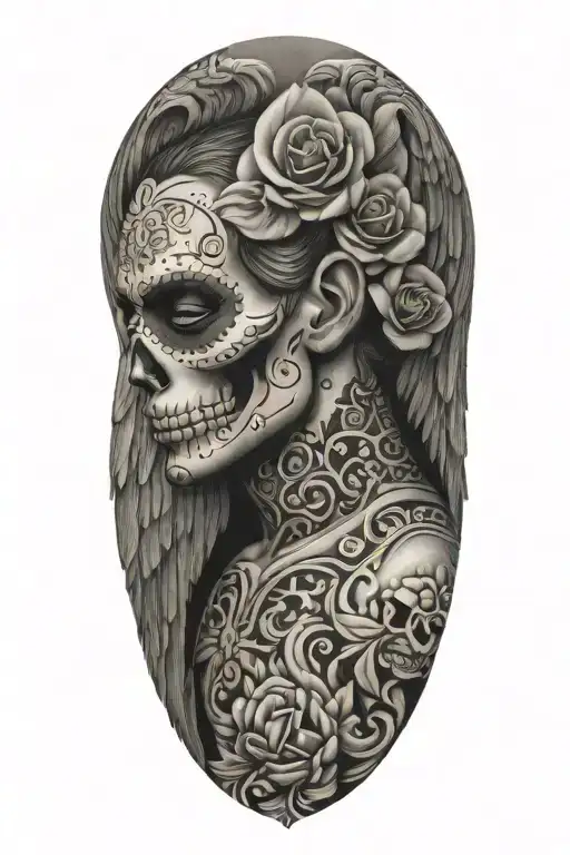 Day Of The Dead Male Angel