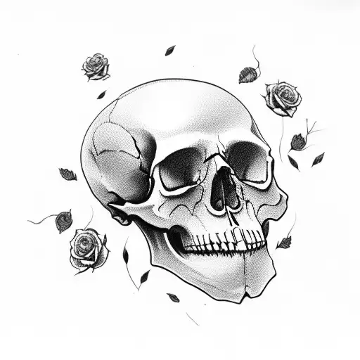 Skull And Roses