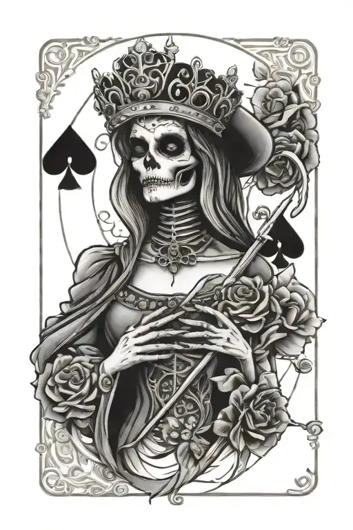 Death Tarot Card Queen