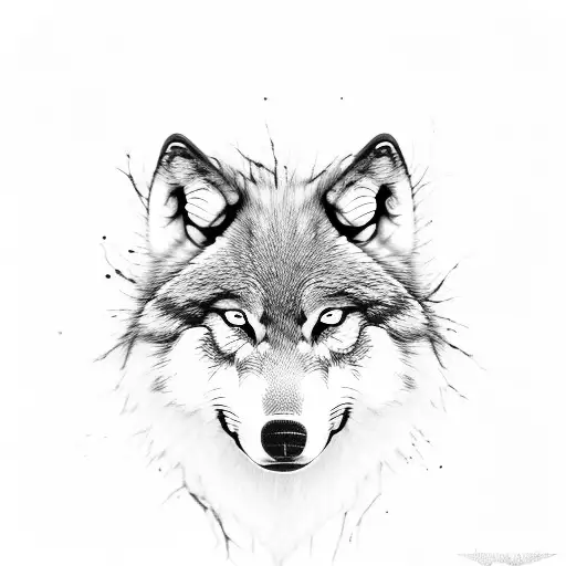 Proud Wolf Full Body Walking Towards Viewer