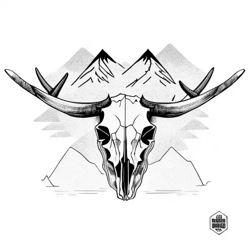 Cow Skull Mountains Forest