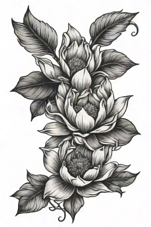 Crown Thigh Magnolia Flower