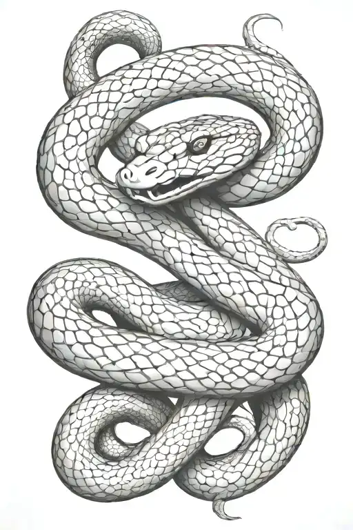 Snake Wrapped