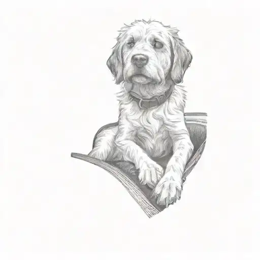 A Dog Sitting In The Back Seat Of A Car