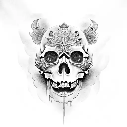 Foo Dog Skull