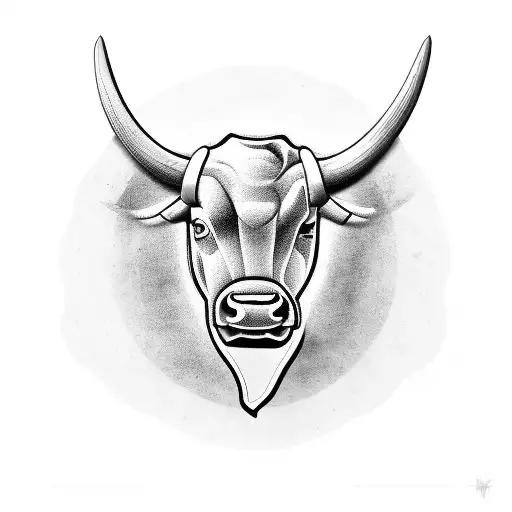 Bull Head That Represents My Family Of 3 Kids