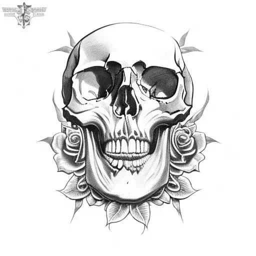 Skull And Roses