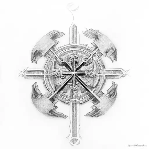 Patience And Faith With Cross