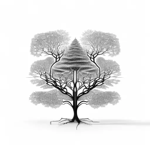 Tree With Genetic And Computer Circuits As Roots