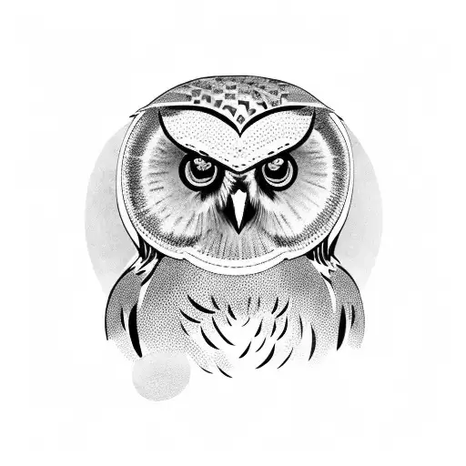 Owl Protecting Child