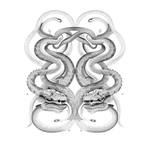 Gemini Snakes On Lavender