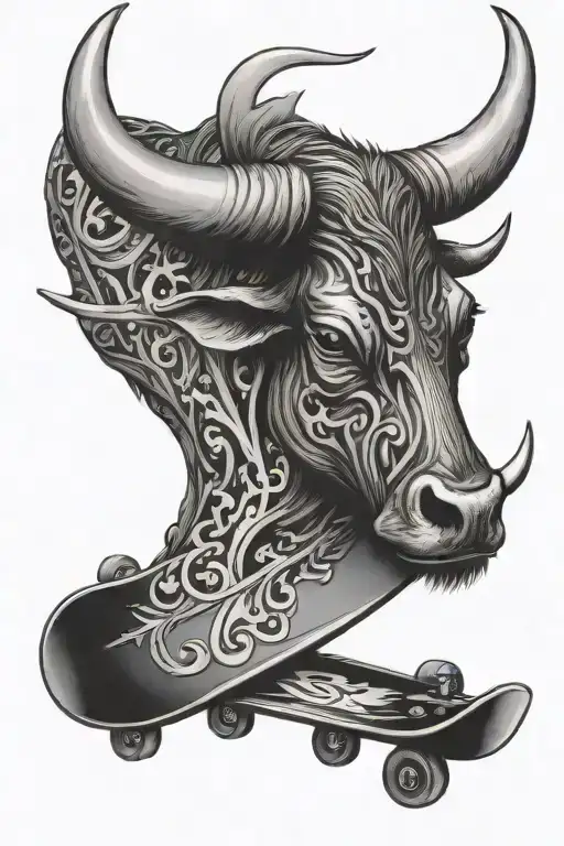 Skateboard Surfboard Bull Horns