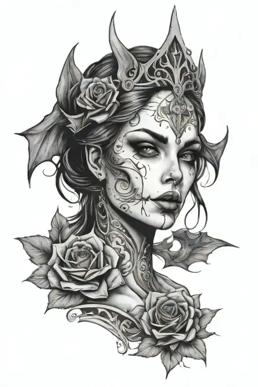 Women Face Gothic Churc