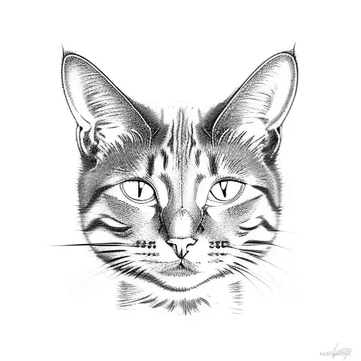 Design A Cat Silhouette Formed By The Letter S