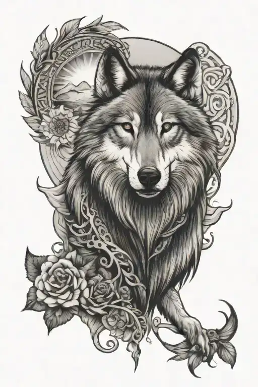 Wolf And Mamba And Filipino Sun