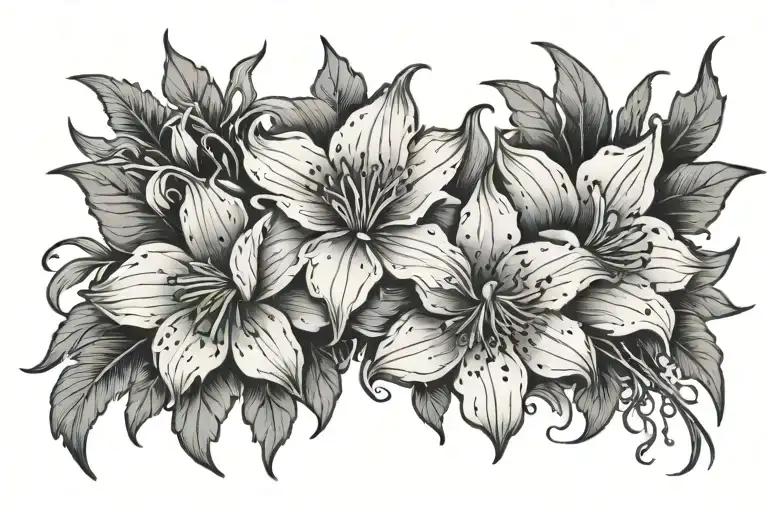 A Scar Bleeding Flowers Growing