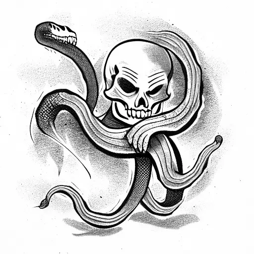 Snake As Skeleton