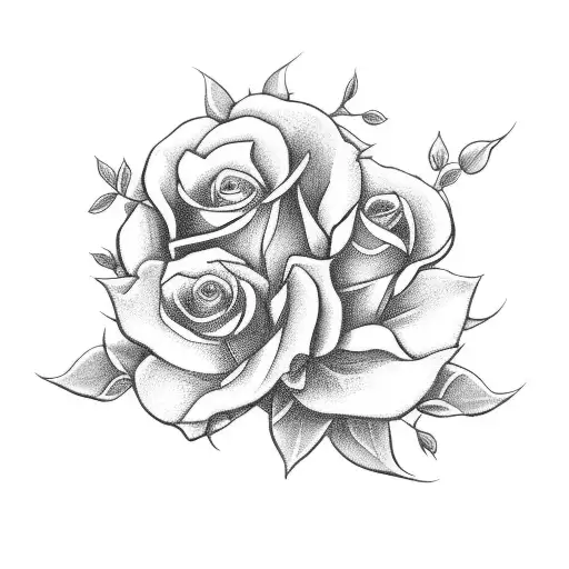 Ankle Wrap Around Gothic Flowers