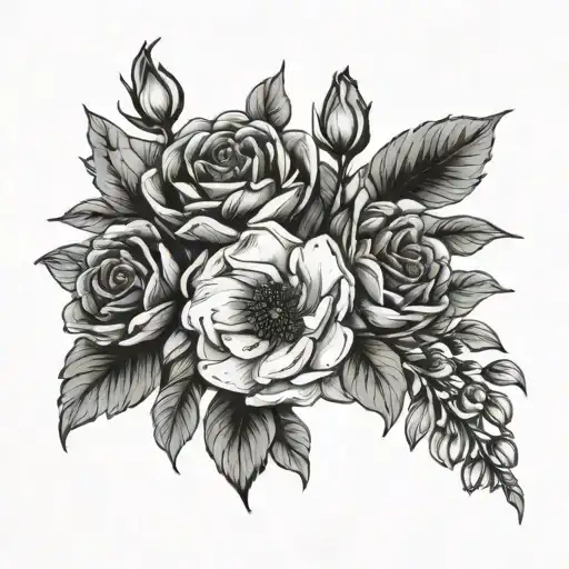 Birth Flower Bouquet