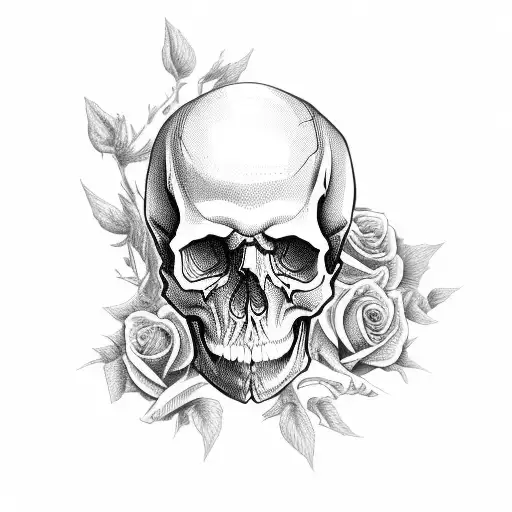Skull And Roses