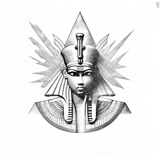Egyptian Mythology Tattoo With A Twist Of Rock