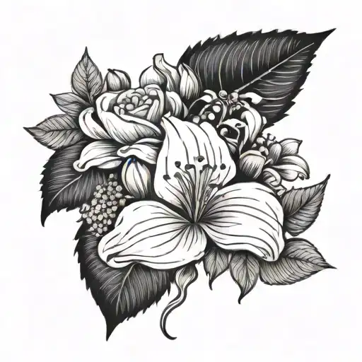 Birth Month Flower Bouquet July May November