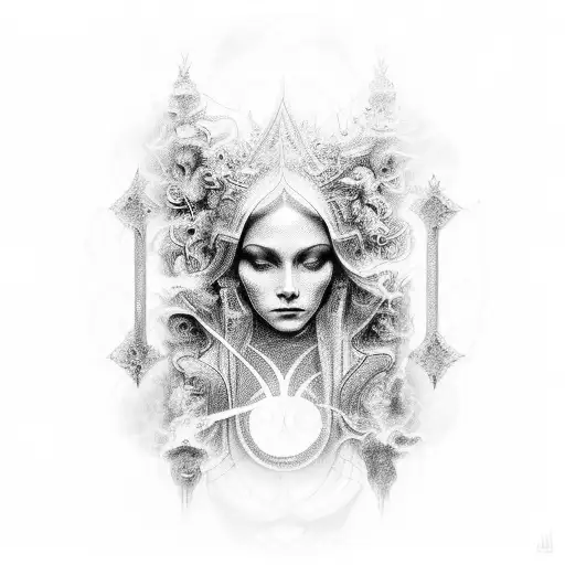 A Mesmerizing And Ethereal Depiction Of The Divine Feminine Album Cover