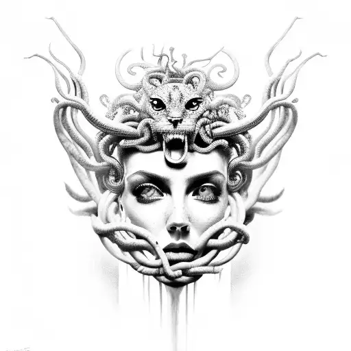 Medusa Double Exposure