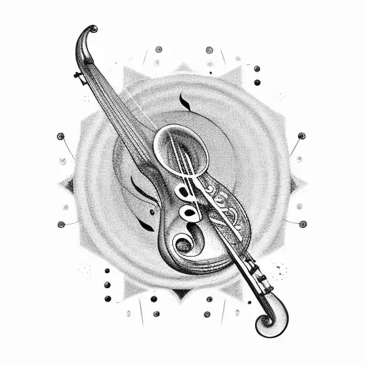 Star With Musical Notes