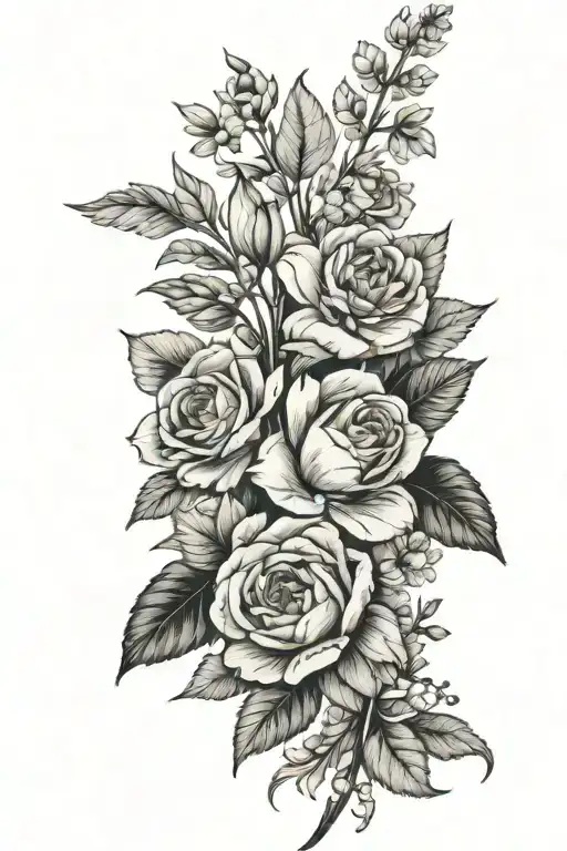 Birth Flower Bouquet