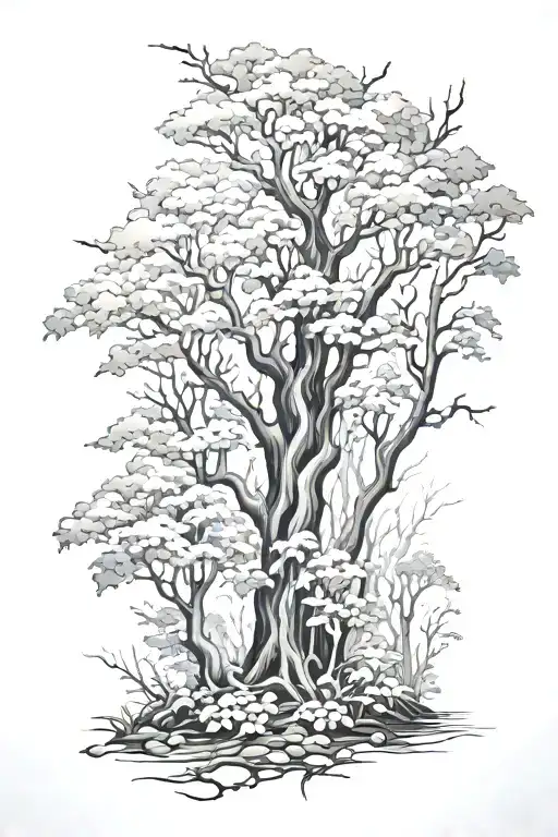 Dark Mystical Forest