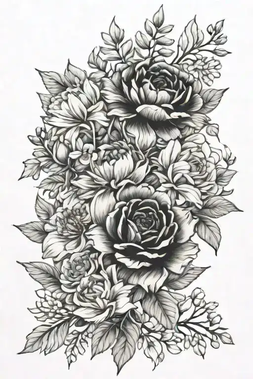 Birth Flower Bouquet