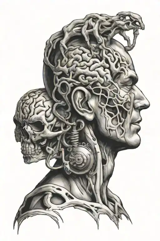 Atlas Holding A Brain