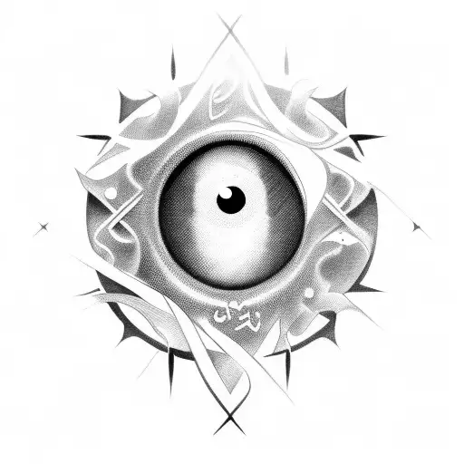 Arabic Text And An Eye