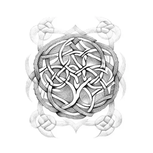 Celtic Knot Tree Of Life