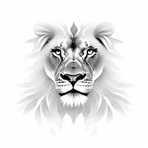 Mom Eye And Inside Is A Lion