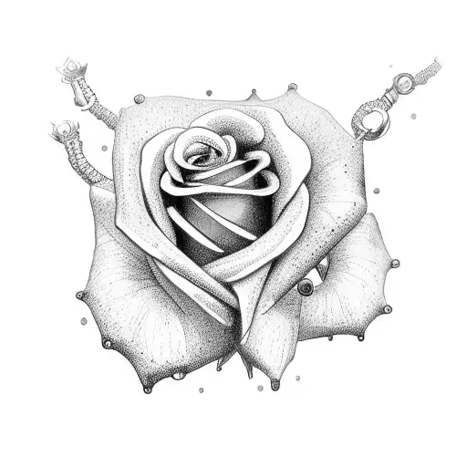 Sleeve Rose Rosary Bead Trees