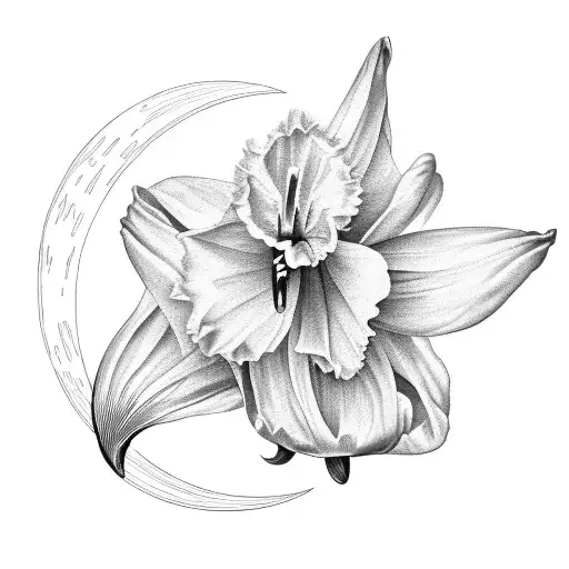 Daffodil And Moon