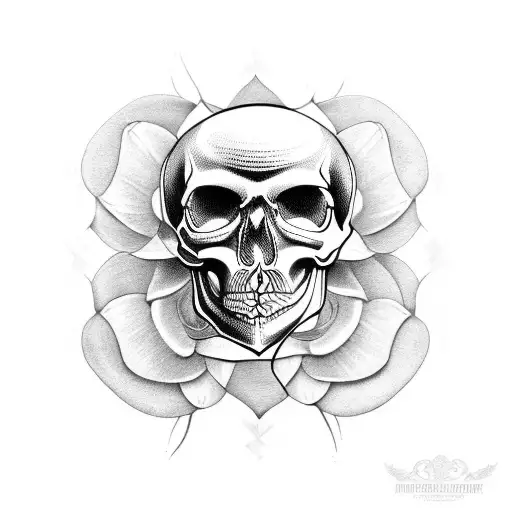 Skull Shamrock Tulip