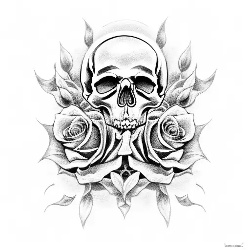 Skull And Roses